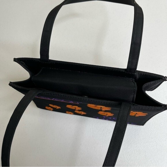 Vintage Sandol Living Fashion Clemson Go Tigers Black Orange Purple Handbag - Picture 4 of 13